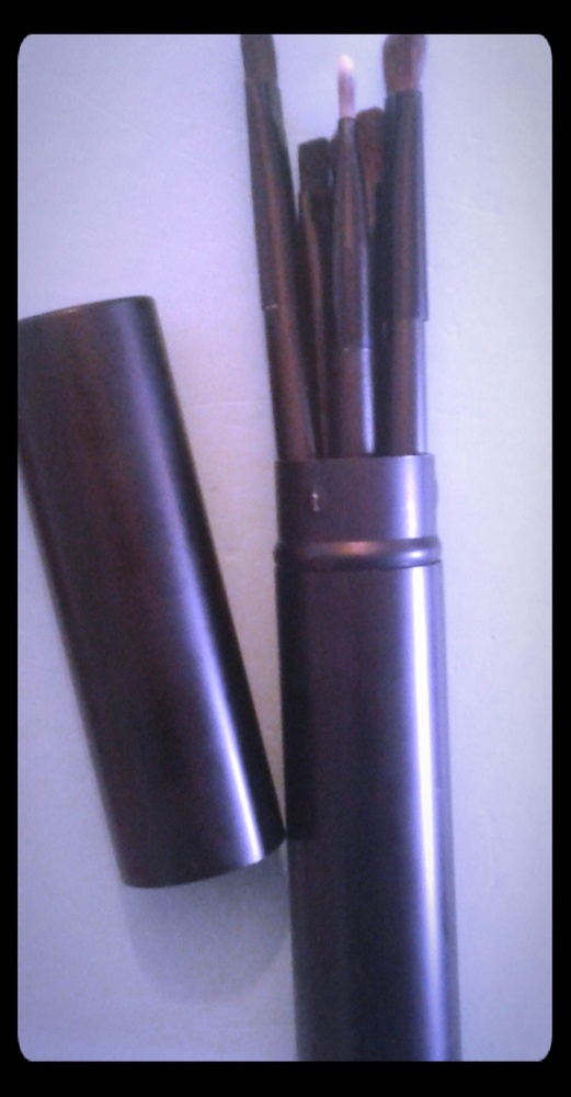 BRAND NEW 5PC EYESHADOW BRUSH TRAVEL SET